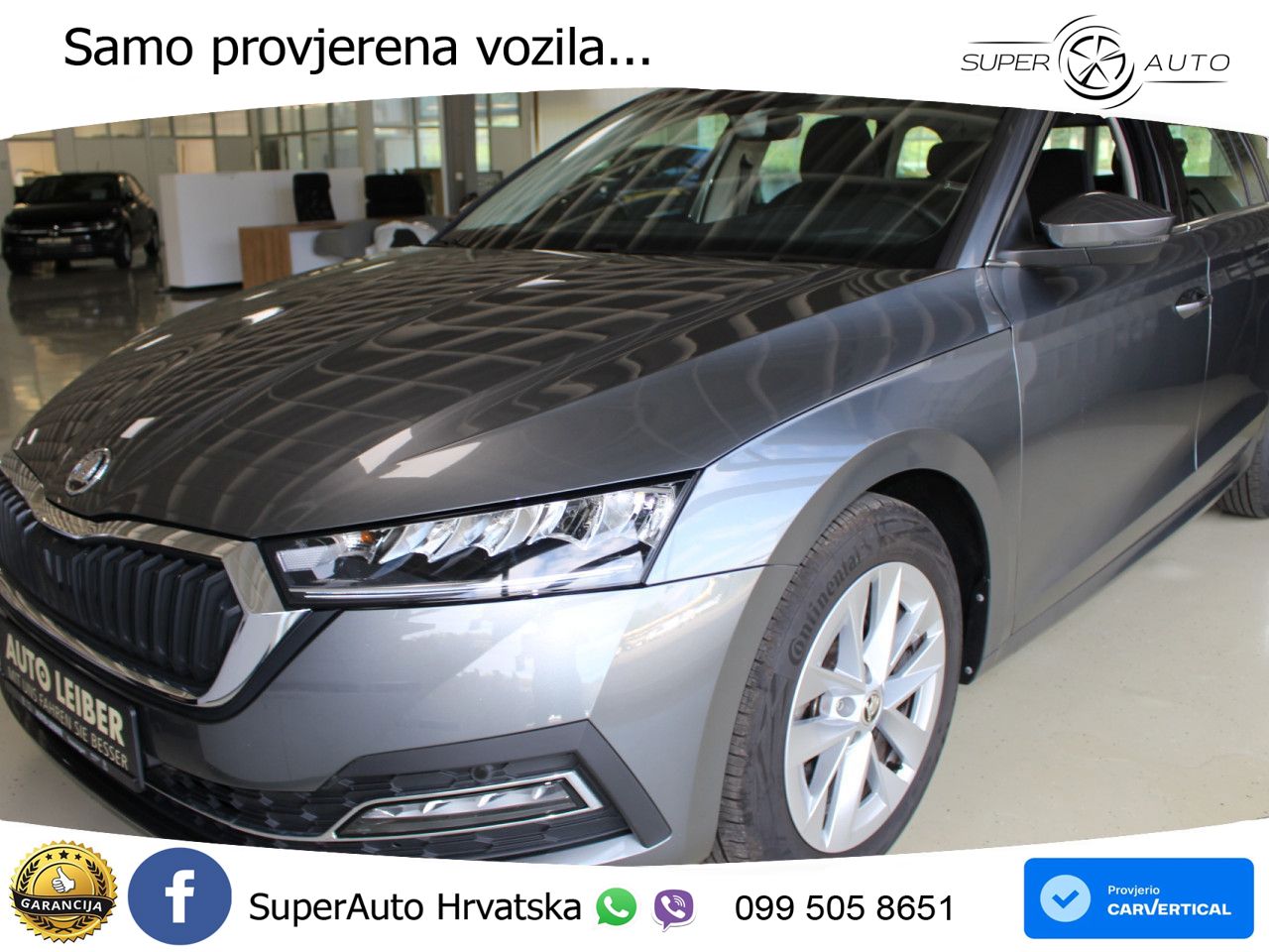 Škoda Octavia Combi 1.5 TSI (150 KS) DSG LED+GR SJED+ACC
