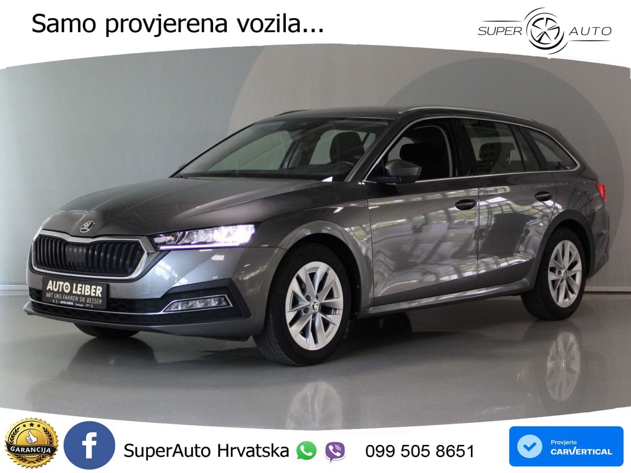 Škoda Octavia Combi 1.5 TSI (150 KS) DSG LED+GR SJED+ACC