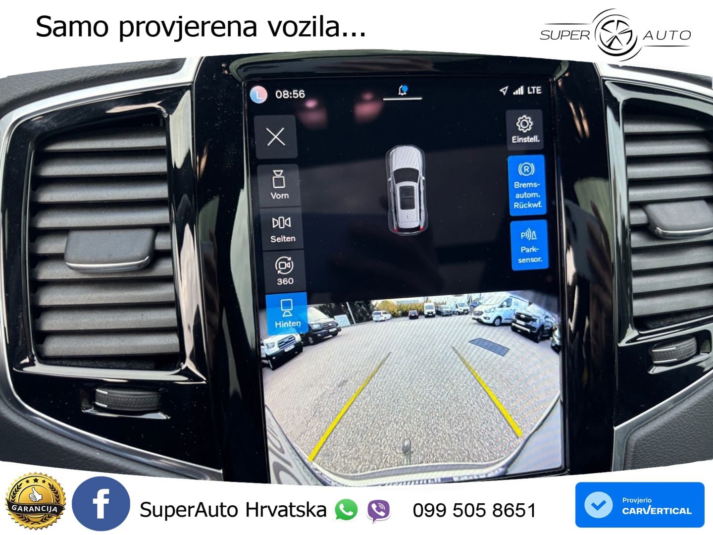 Volvo XC90 2.0 B5 Diesel AWD Automatic ACC+HEAD+4xGR SJED+360+PANO