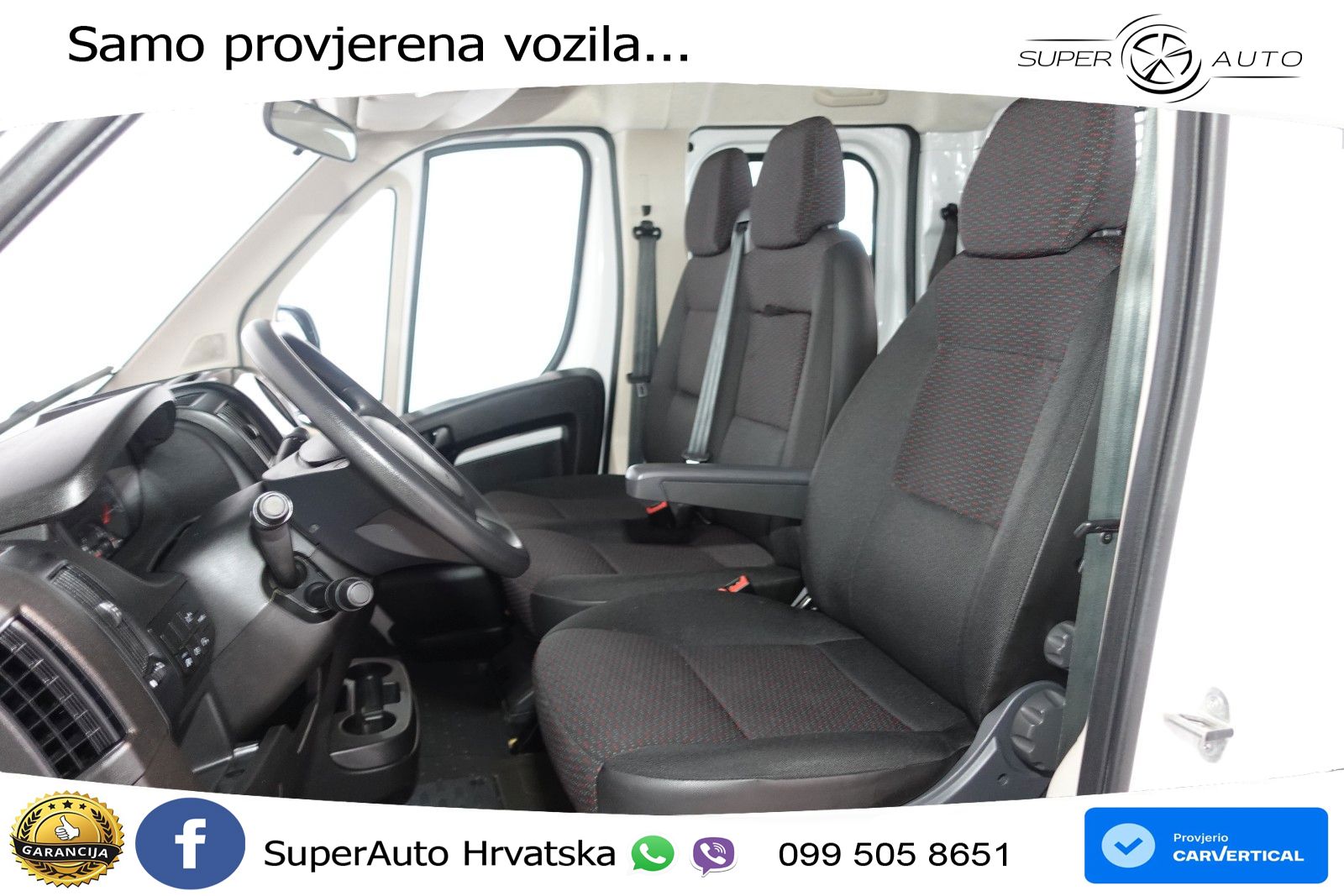 Peugeot Boxer Pritsche Doka. AHK 3T 435 L4 BlueHDi 140 140 KS