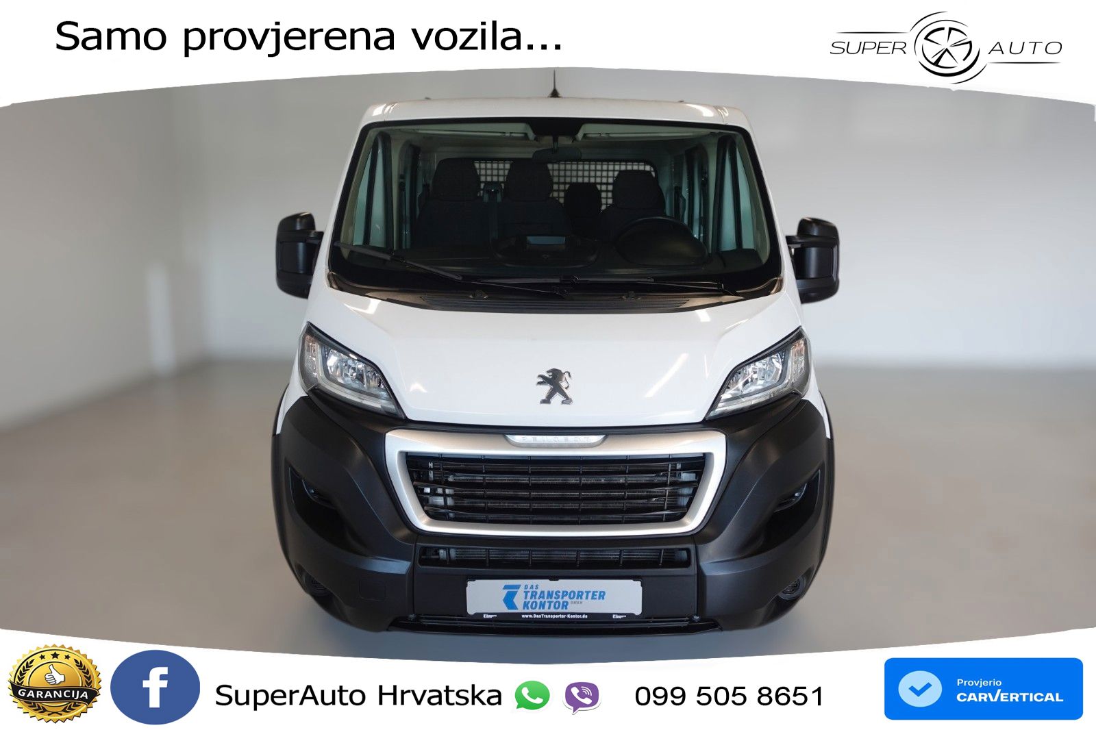 Peugeot Boxer Pritsche Doka. AHK 3T 435 L4 BlueHDi 140 140 KS