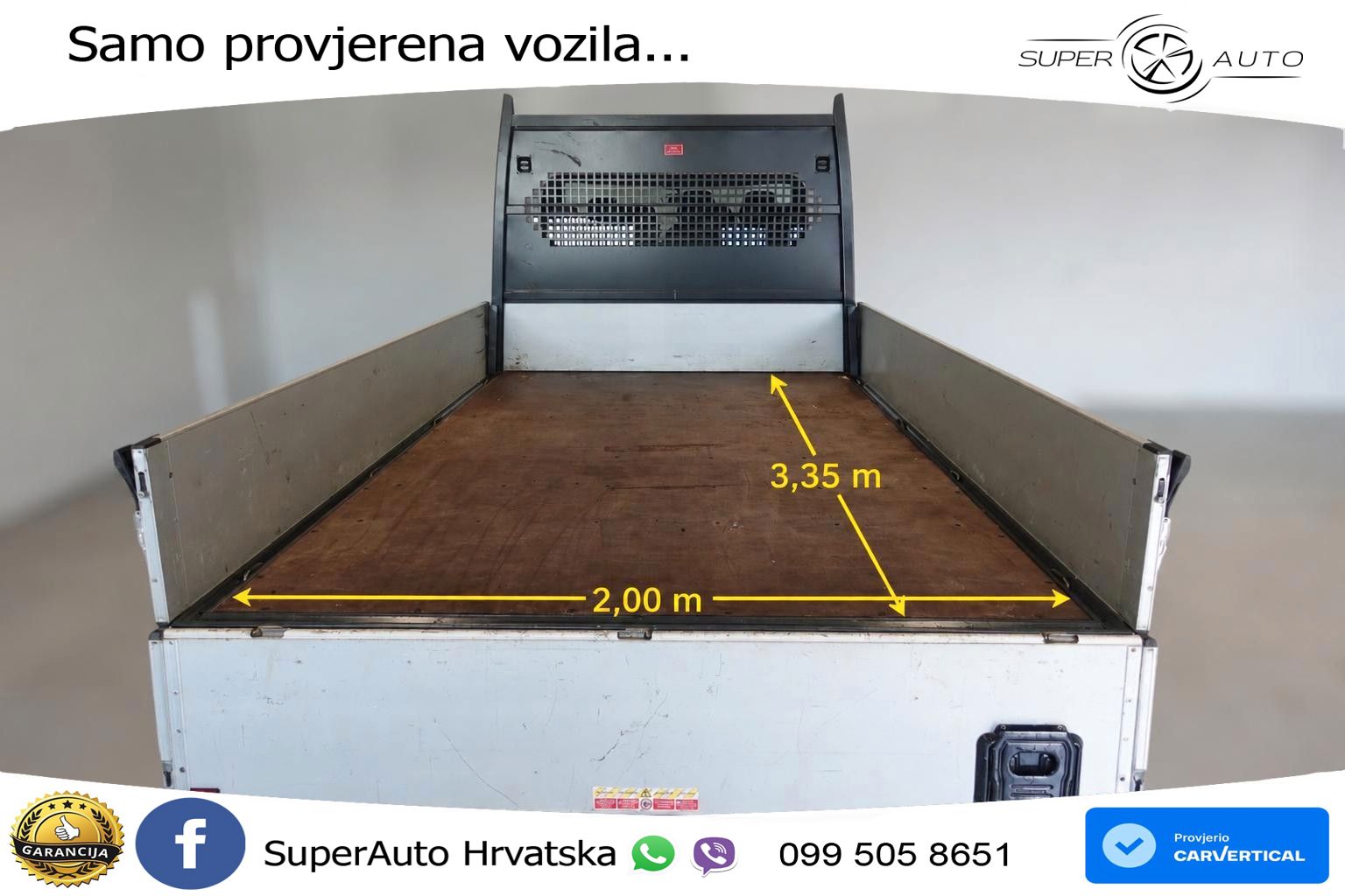 Peugeot Boxer Pritsche Doka. AHK 3T 435 L4 BlueHDi 140 140 KS