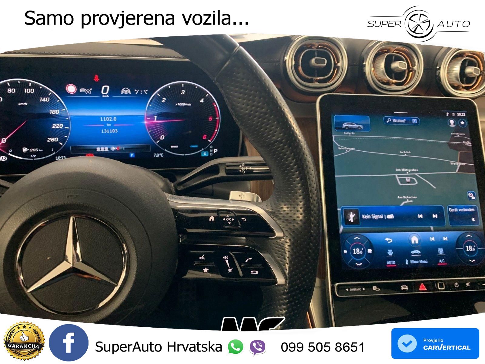 Mercedes GLC 220d (197 KS) 4MATIC 9G-TRONIC AMG ZRAČNI+ACC+GR SJED+KAM+PANO