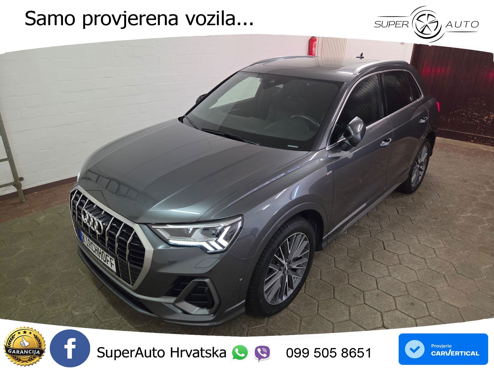Audi Q3 40 TFSI (190 KS) quattro S tronic S line MATRIX+GR SJED+KAM