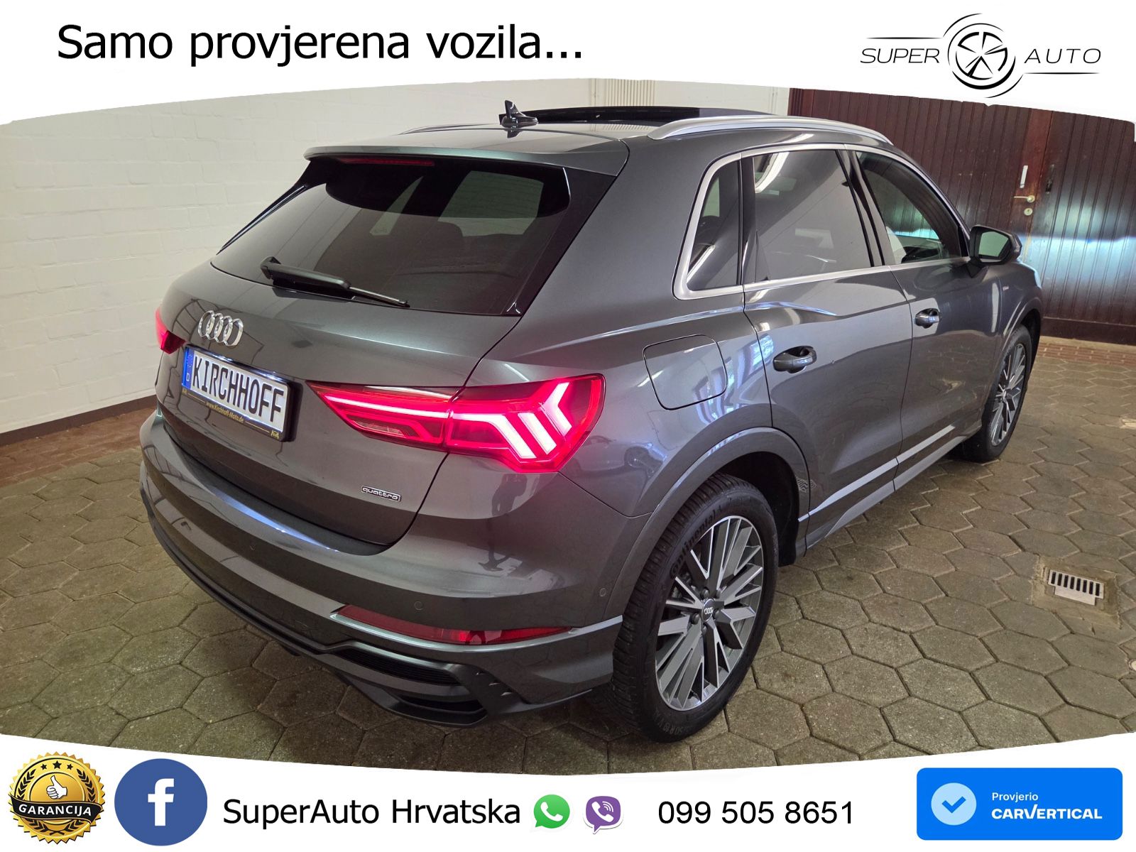 Audi Q3 40 TFSI (190 KS) quattro S tronic S line MATRIX+GR SJED+KAM