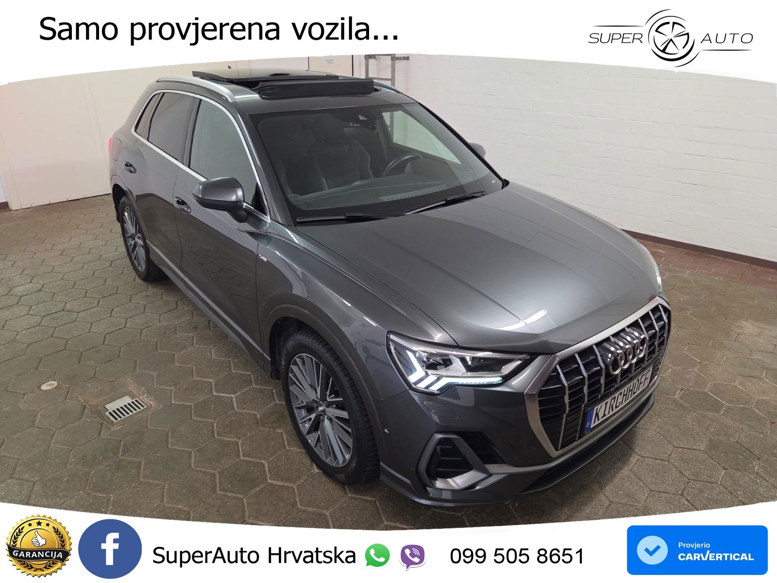 Audi Q3 40 TFSI (190 KS) quattro S tronic S line MATRIX+GR SJED+KAM