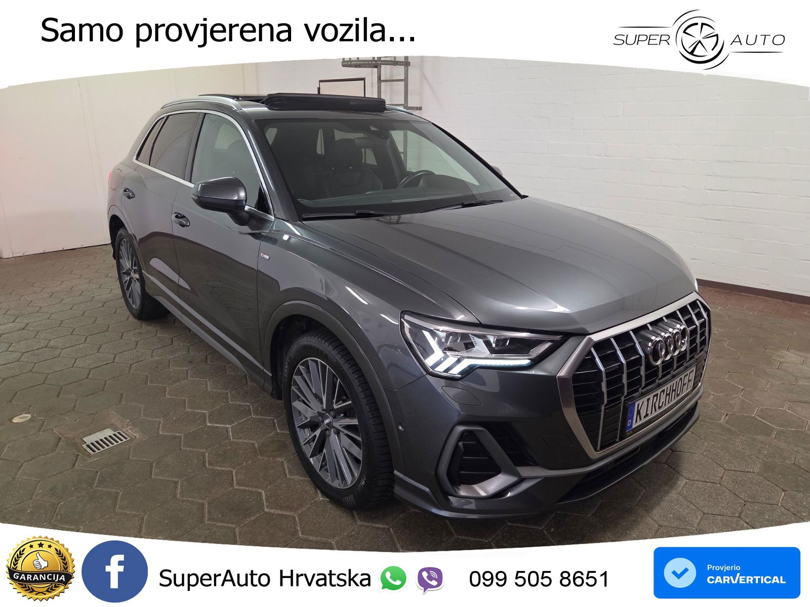 Audi Q3 40 TFSI (190 KS) quattro S tronic S line MATRIX+GR SJED+KAM