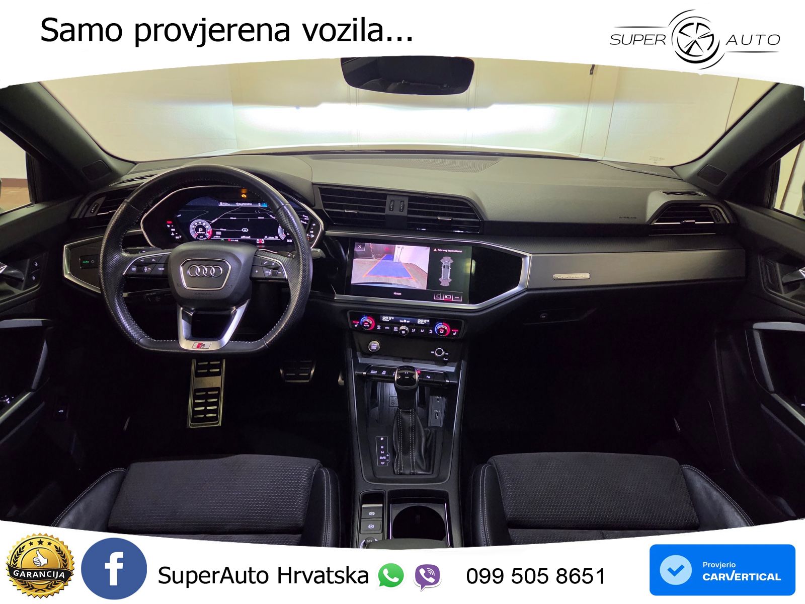 Audi Q3 40 TFSI (190 KS) quattro S tronic S line MATRIX+GR SJED+KAM
