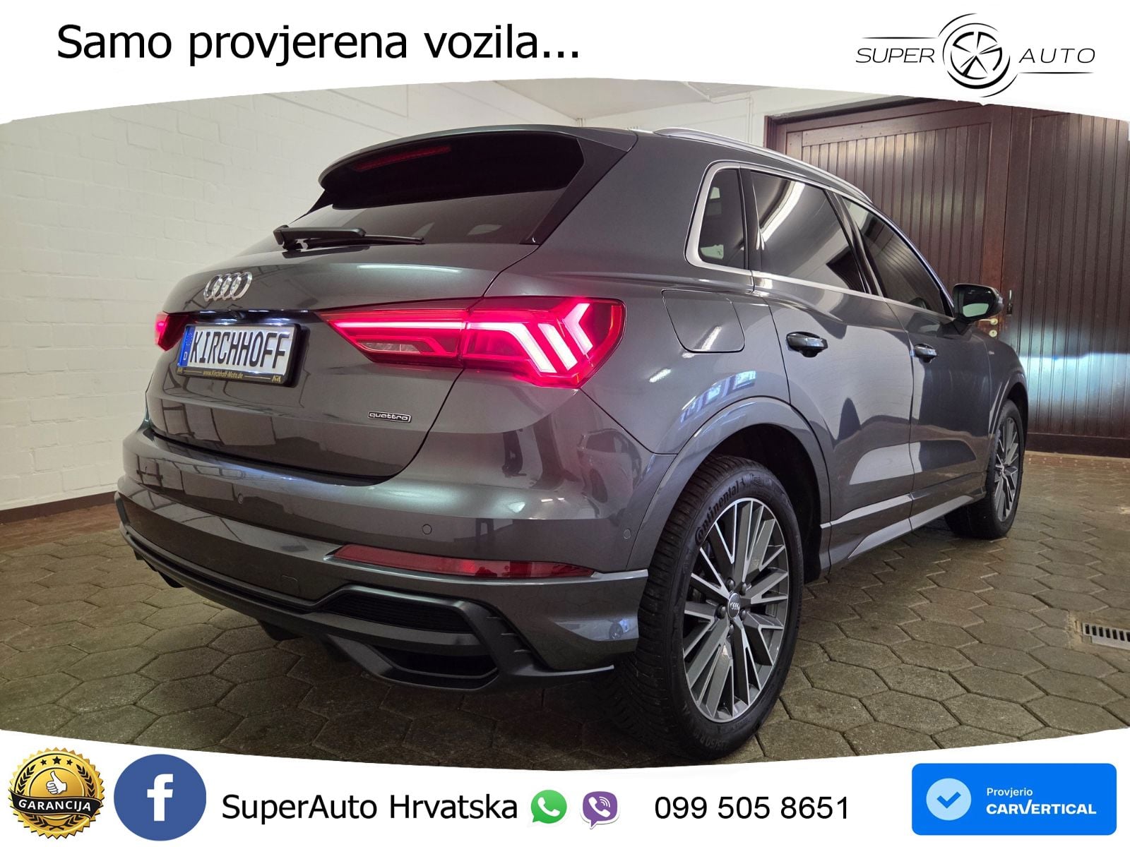 Audi Q3 40 TFSI (190 KS) quattro S tronic S line MATRIX+GR SJED+KAM