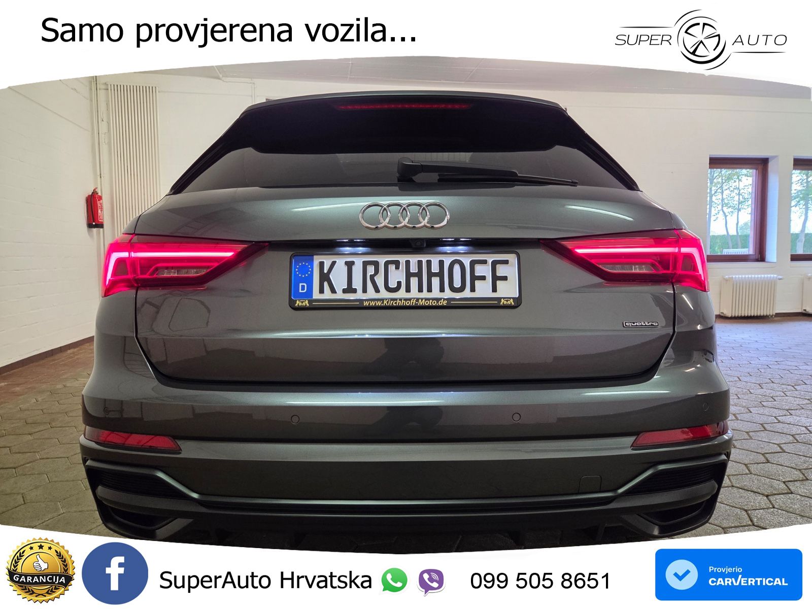 Audi Q3 40 TFSI (190 KS) quattro S tronic S line MATRIX+GR SJED+KAM