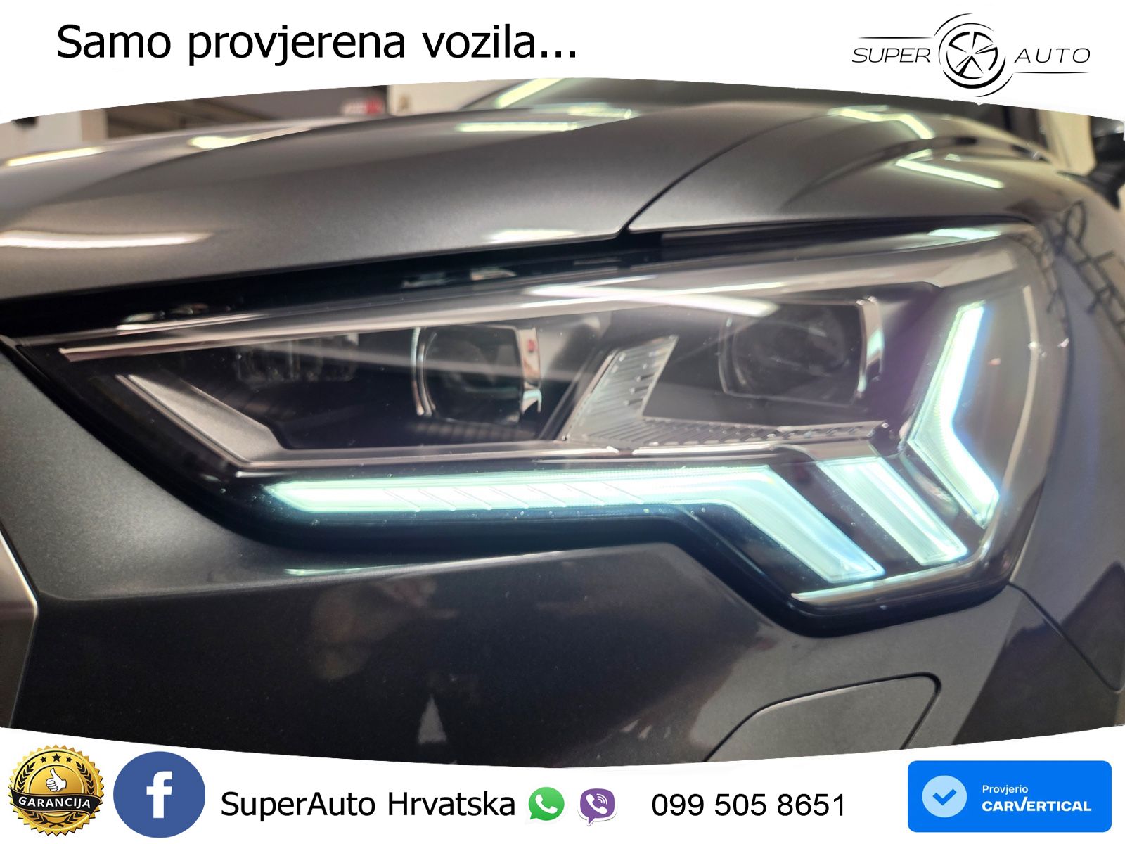 Audi Q3 40 TFSI (190 KS) quattro S tronic S line MATRIX+GR SJED+KAM