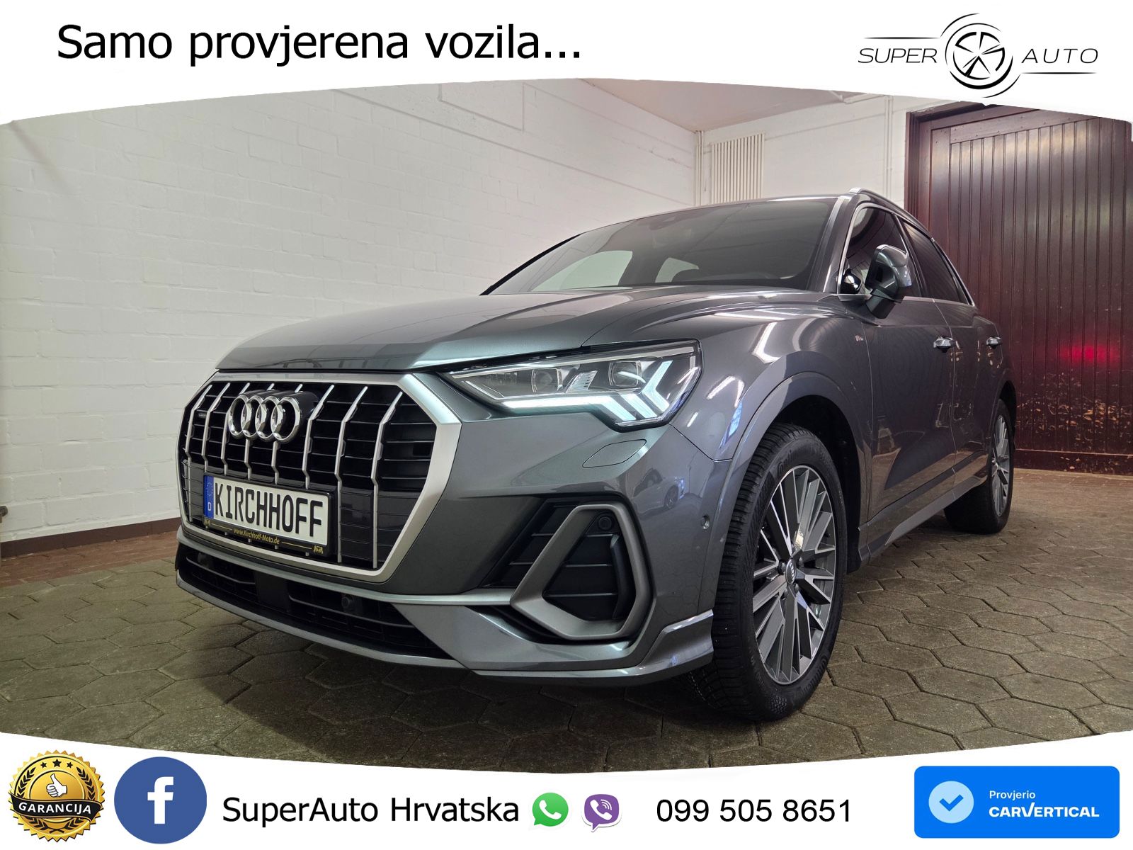 Audi Q3 40 TFSI (190 KS) quattro S tronic S line MATRIX+GR SJED+KAM