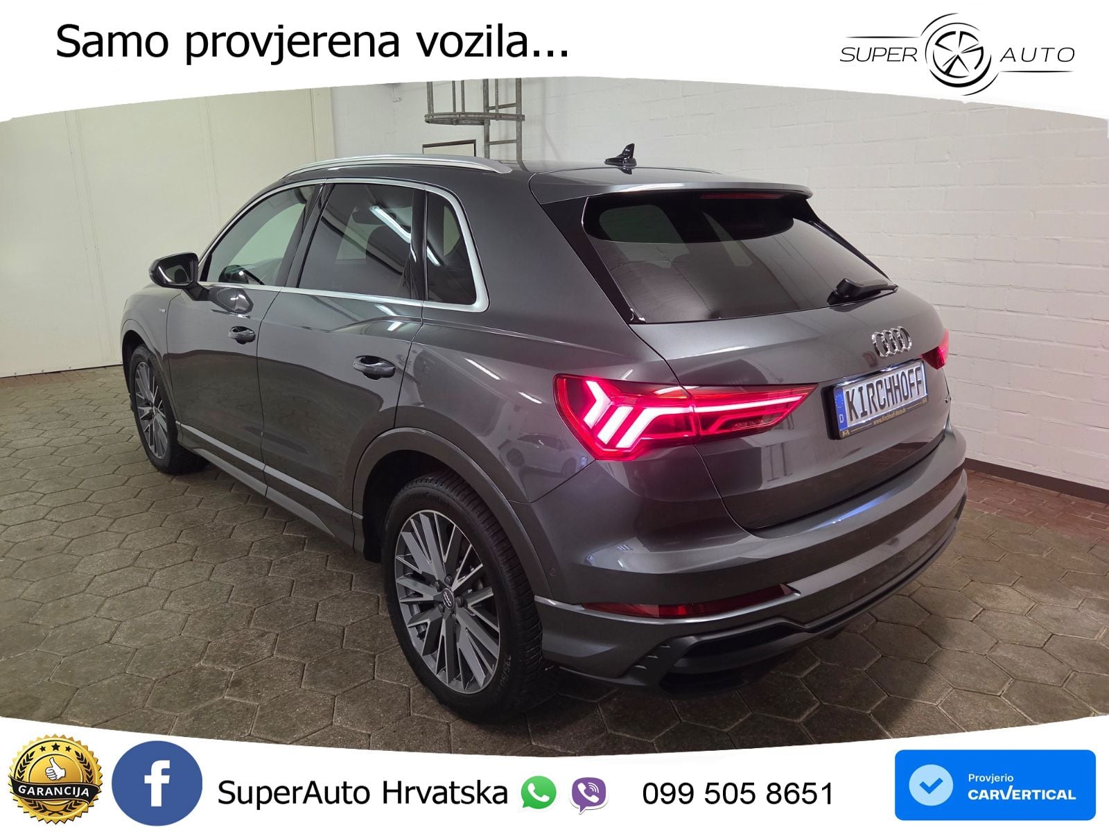 Audi Q3 40 TFSI (190 KS) quattro S tronic S line MATRIX+GR SJED+KAM