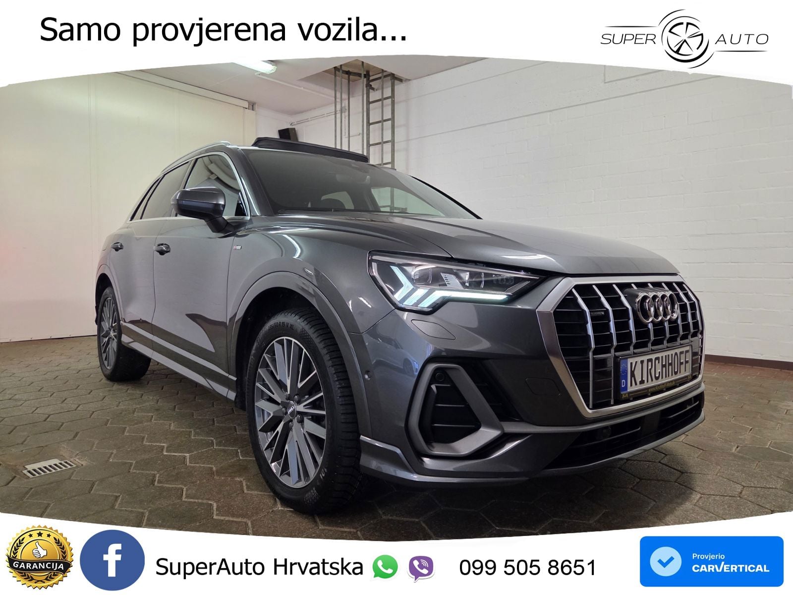 Audi Q3 40 TFSI (190 KS) quattro S tronic S line MATRIX+GR SJED+KAM