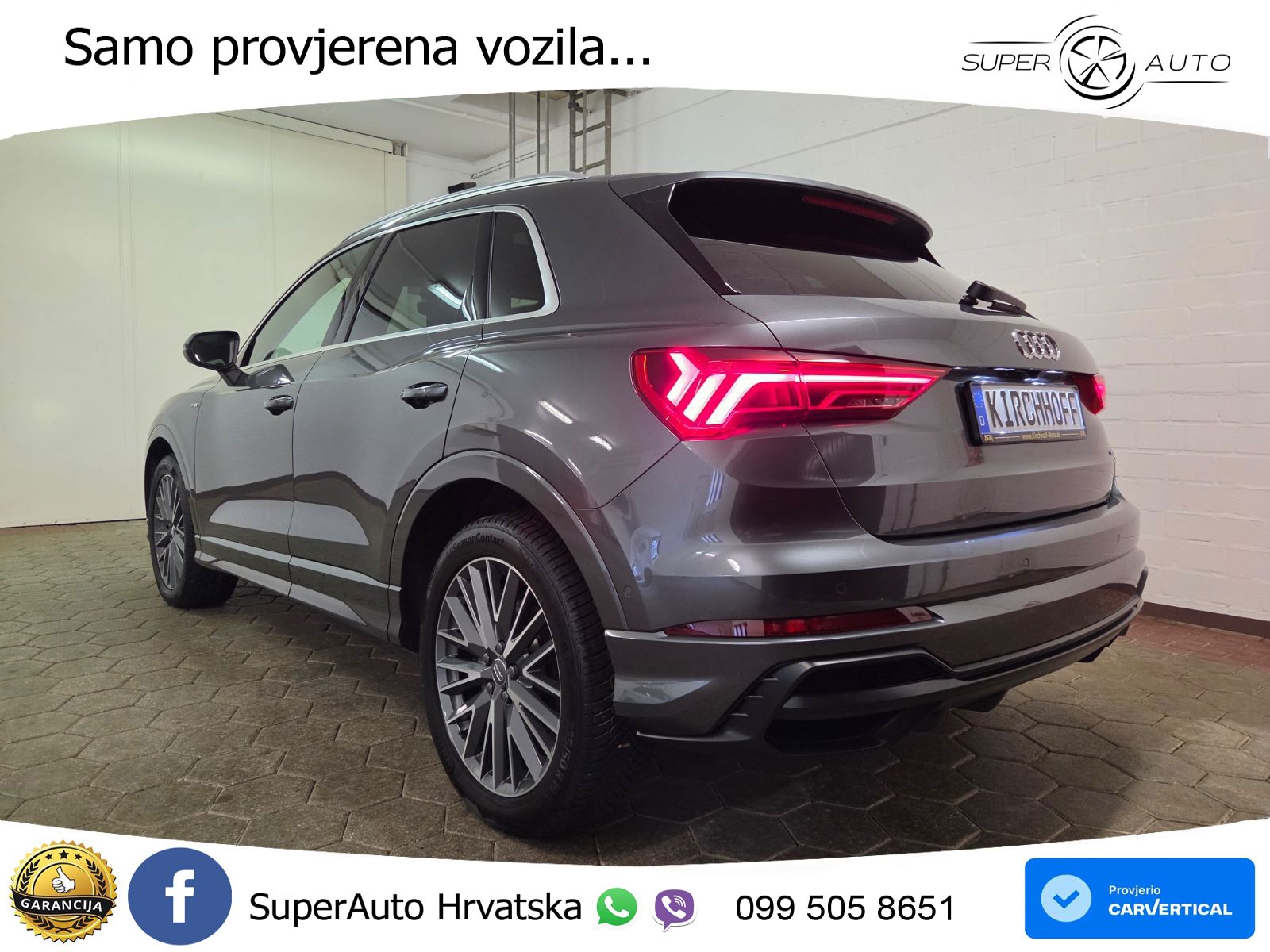 Audi Q3 40 TFSI (190 KS) quattro S tronic S line MATRIX+GR SJED+KAM