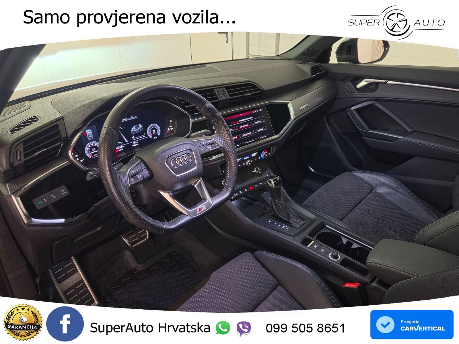 Audi Q3 40 TFSI (190 KS) quattro S tronic S line MATRIX+GR SJED+KAM