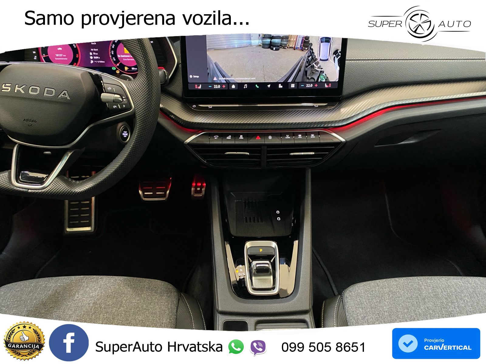 Škoda Octavia Combi 1.5 TSI (150 KS) DSG SportLine LED+GR SJED+ACC