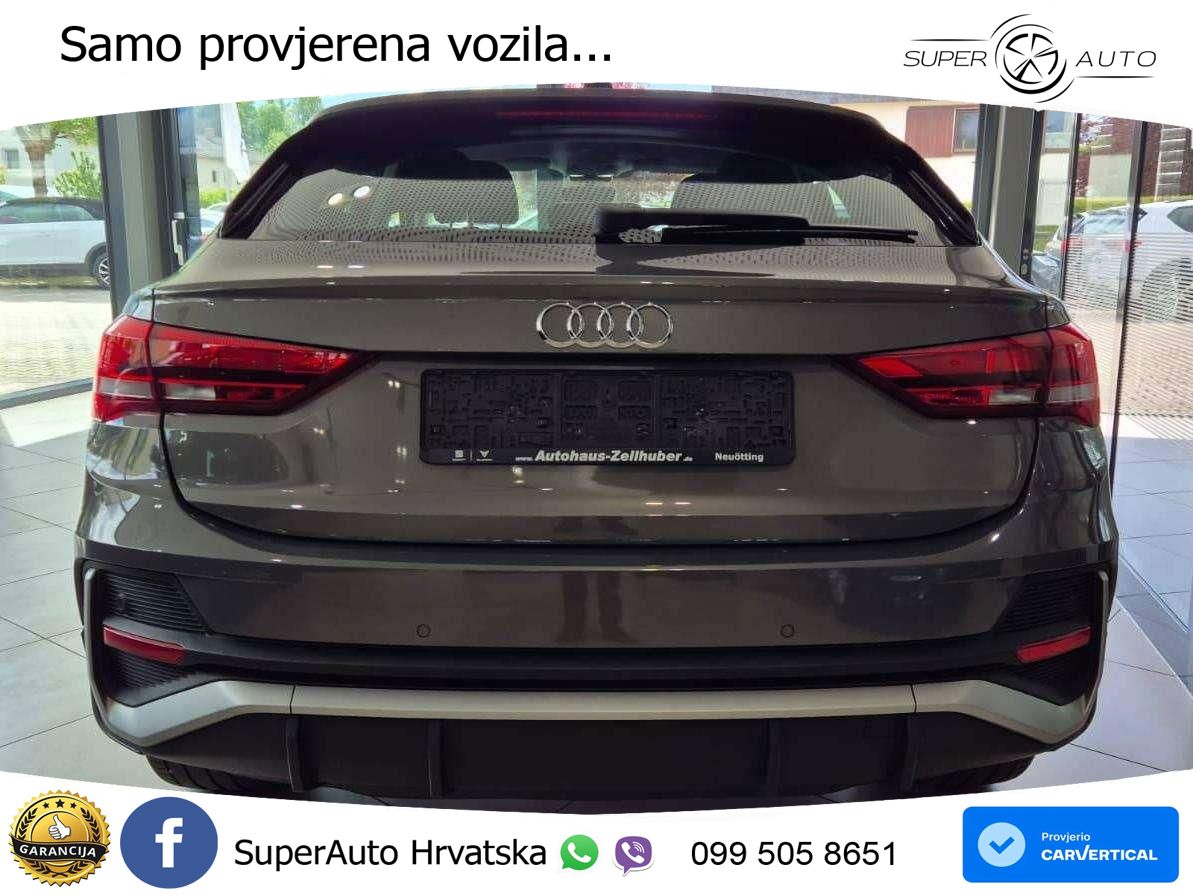 Audi Q3 Sportback 40 TFSI (190 KS) quattro S tronic S line LED+GR SJED+ACC