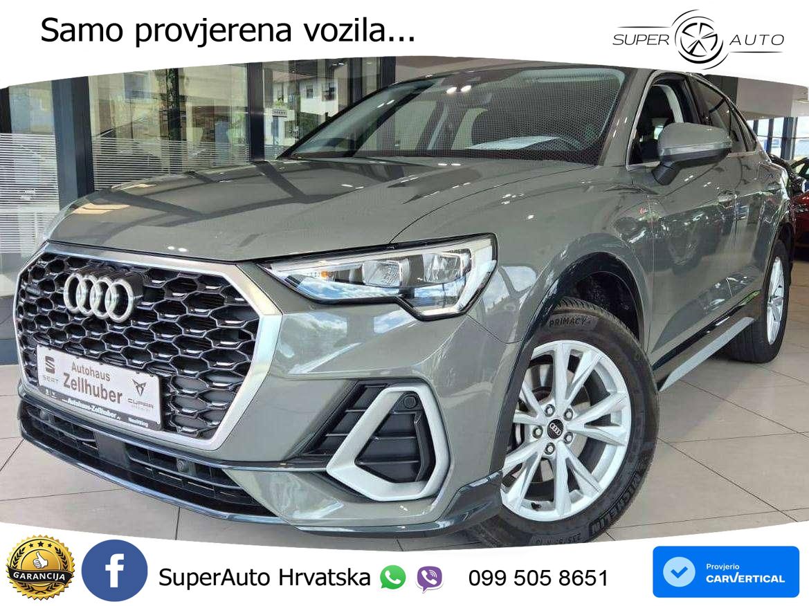 Audi Q3 Sportback 40 TFSI (190 KS) quattro S tronic S line LED+GR SJED+ACC