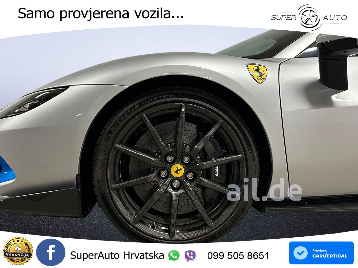 Ferrari 296 GTS 3.0 V6 (830 KS) F1 DCT