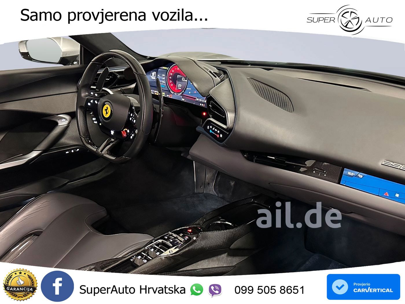 Ferrari 296 GTS 3.0 V6 (830 KS) F1 DCT