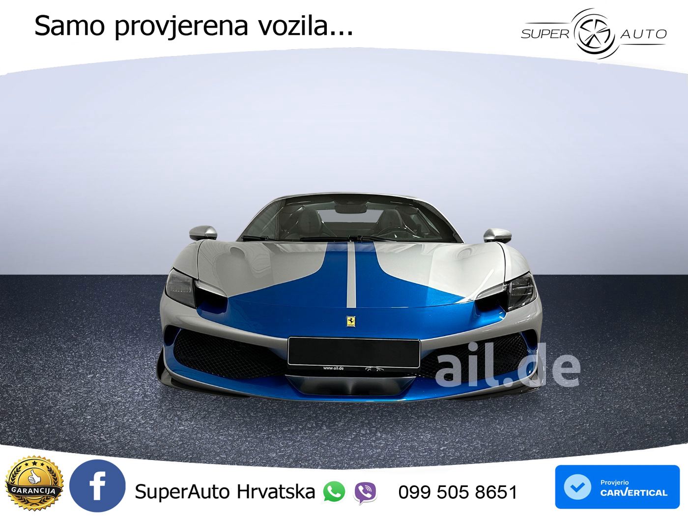 Ferrari 296 GTS 3.0 V6 (830 KS) F1 DCT