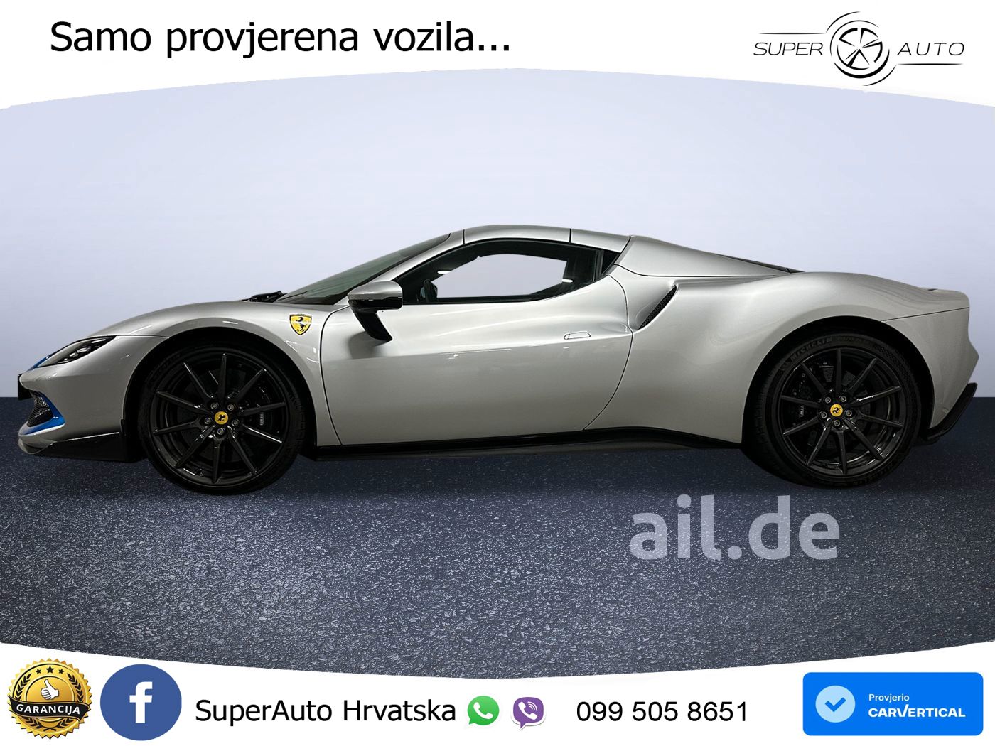 Ferrari 296 GTS 3.0 V6 (830 KS) F1 DCT