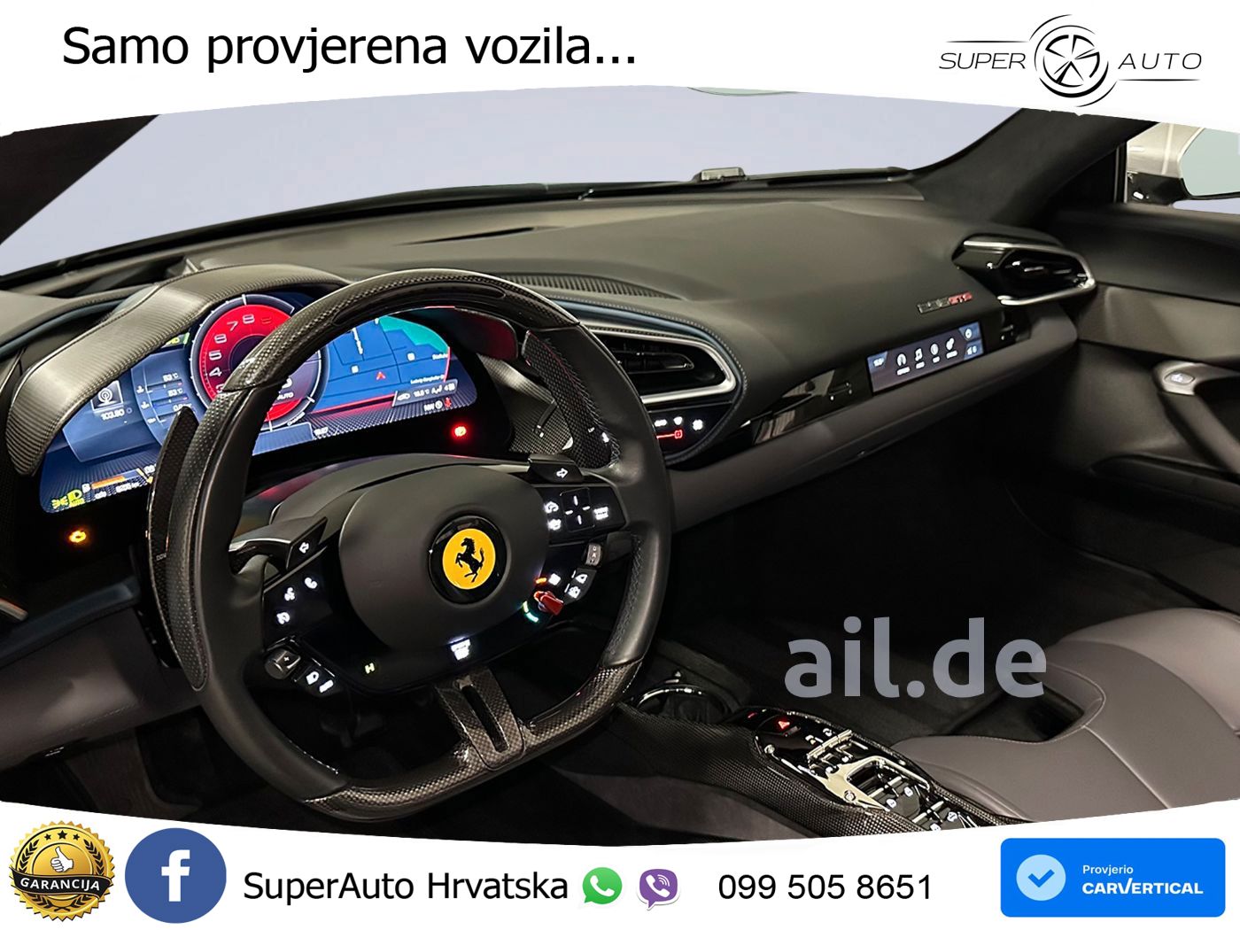 Ferrari 296 GTS 3.0 V6 (830 KS) F1 DCT