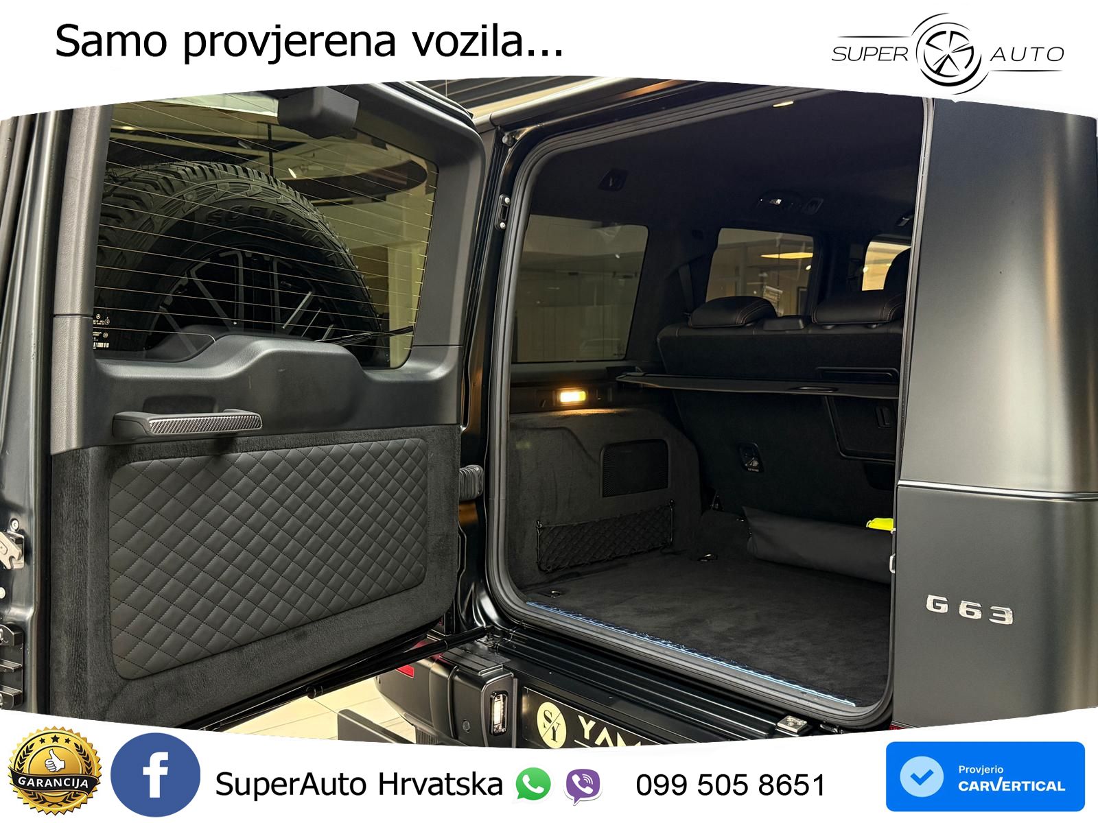 Mercedes AMG G 63 Long V8 (585 KS) 4MATIC 9G-TRONIC AMG SPEEDSHIFT PLUS LED+GR SJED+ACC