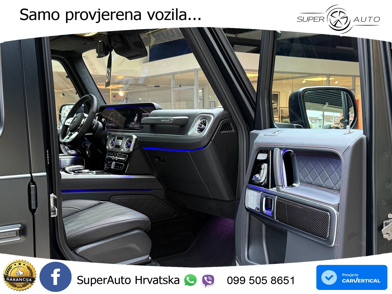 Mercedes AMG G 63 Long V8 (585 KS) 4MATIC 9G-TRONIC AMG SPEEDSHIFT PLUS LED+GR SJED+ACC