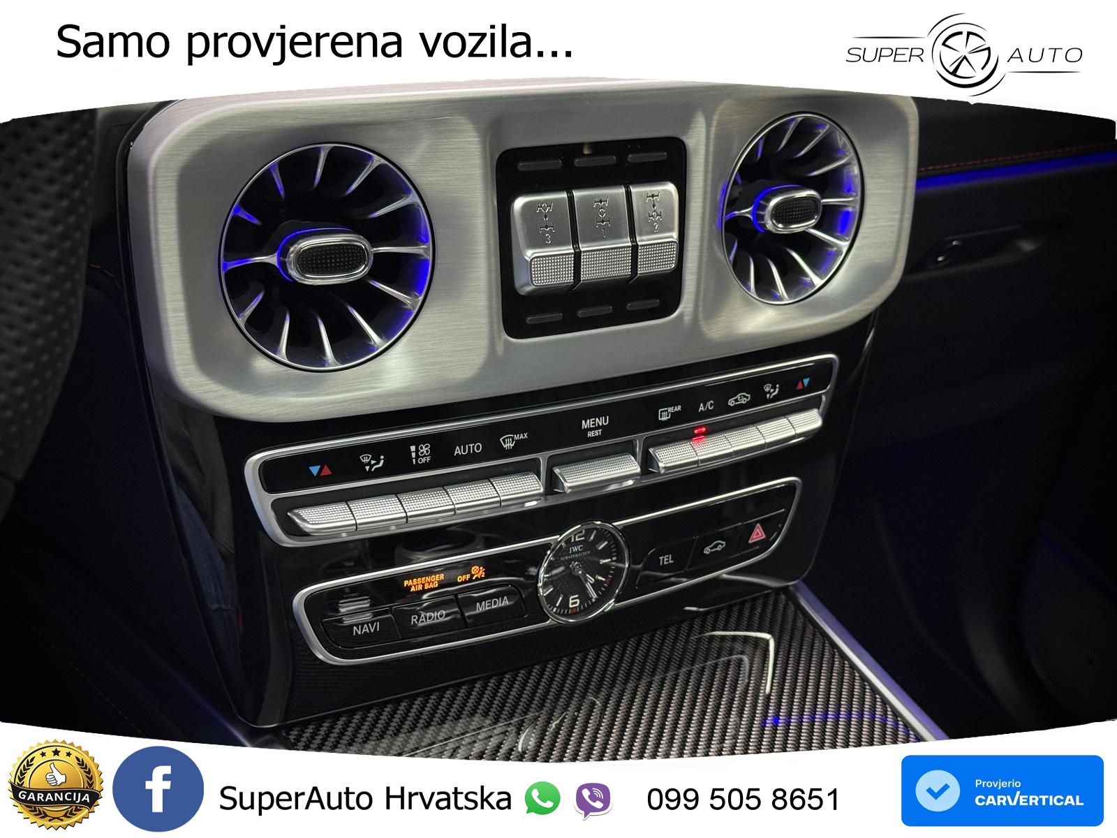 Mercedes AMG G 63 Long V8 (585 KS) 4MATIC 9G-TRONIC AMG SPEEDSHIFT PLUS LED+GR SJED+ACC