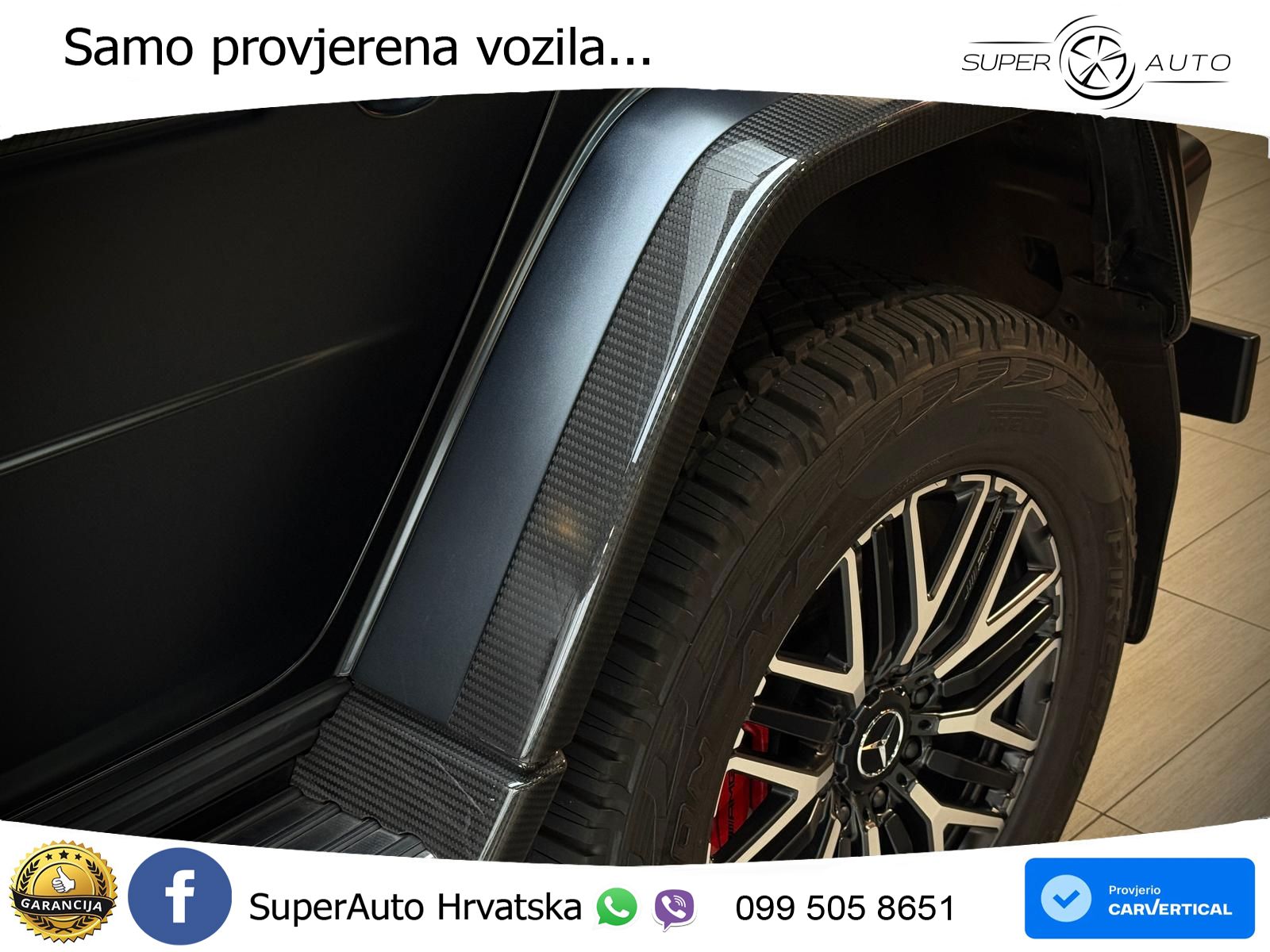 Mercedes AMG G 63 Long V8 (585 KS) 4MATIC 9G-TRONIC AMG SPEEDSHIFT PLUS LED+GR SJED+ACC