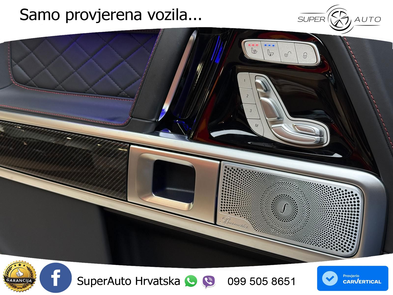 Mercedes AMG G 63 Long V8 (585 KS) 4MATIC 9G-TRONIC AMG SPEEDSHIFT PLUS LED+GR SJED+ACC