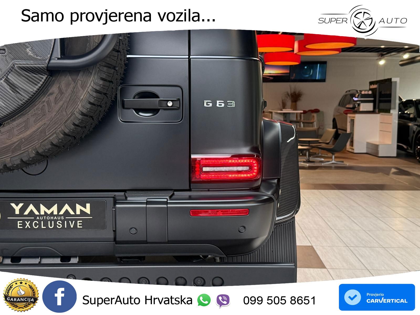 Mercedes AMG G 63 Long V8 (585 KS) 4MATIC 9G-TRONIC AMG SPEEDSHIFT PLUS LED+GR SJED+ACC