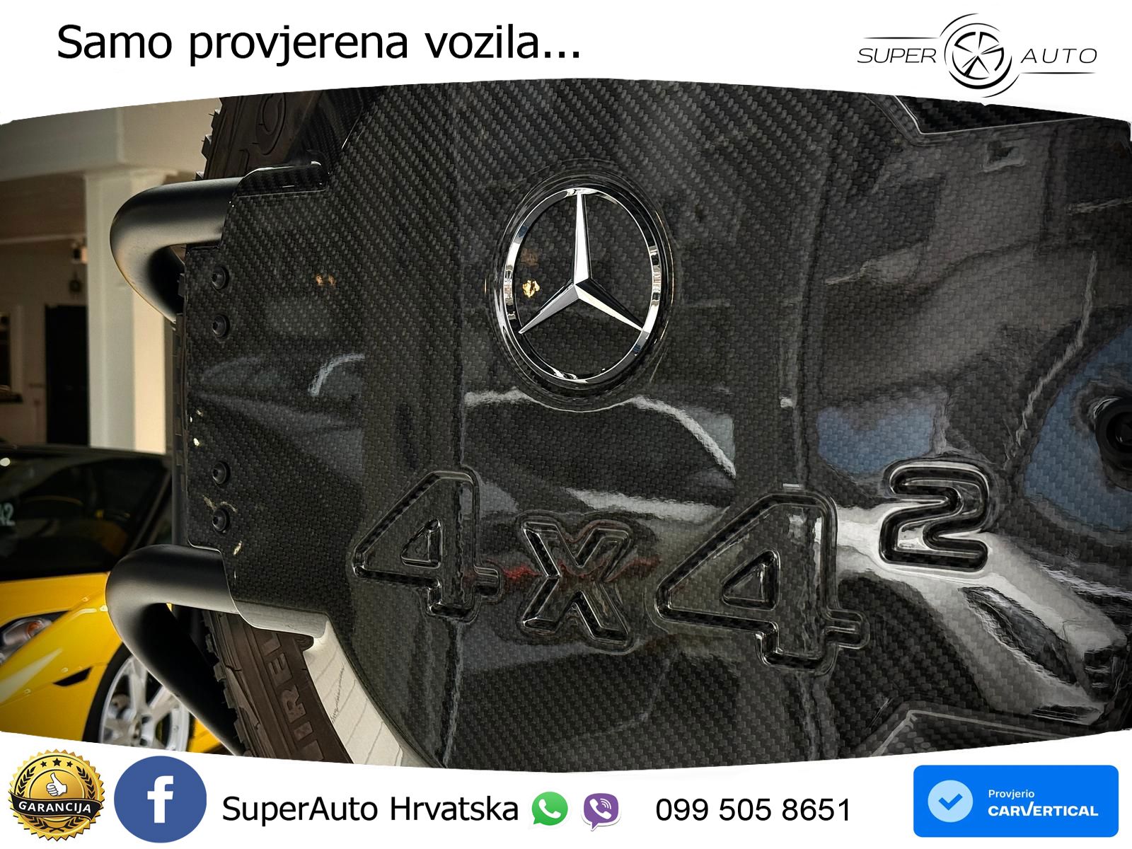 Mercedes AMG G 63 Long V8 (585 KS) 4MATIC 9G-TRONIC AMG SPEEDSHIFT PLUS LED+GR SJED+ACC