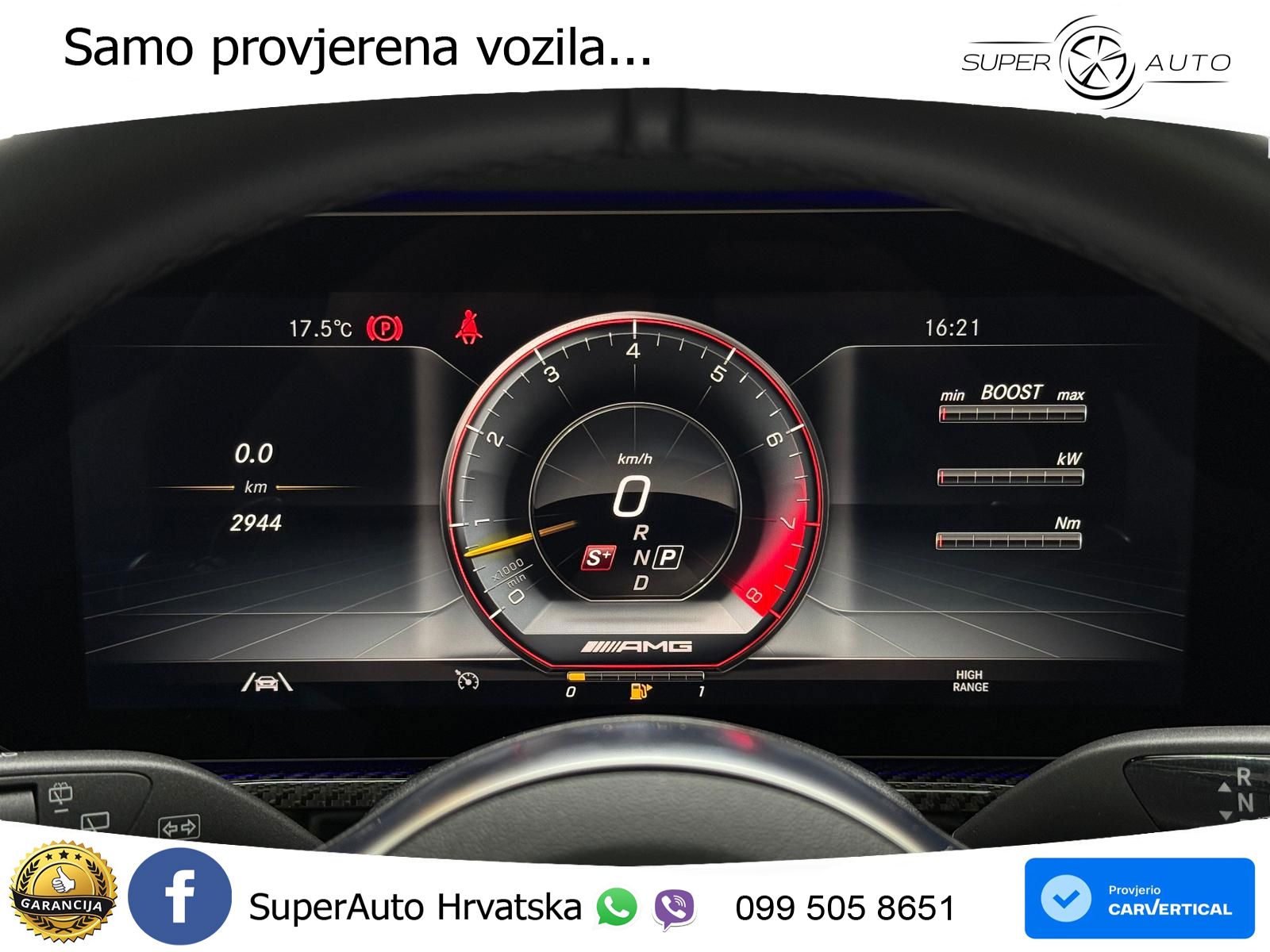 Mercedes AMG G 63 Long V8 (585 KS) 4MATIC 9G-TRONIC AMG SPEEDSHIFT PLUS LED+GR SJED+ACC