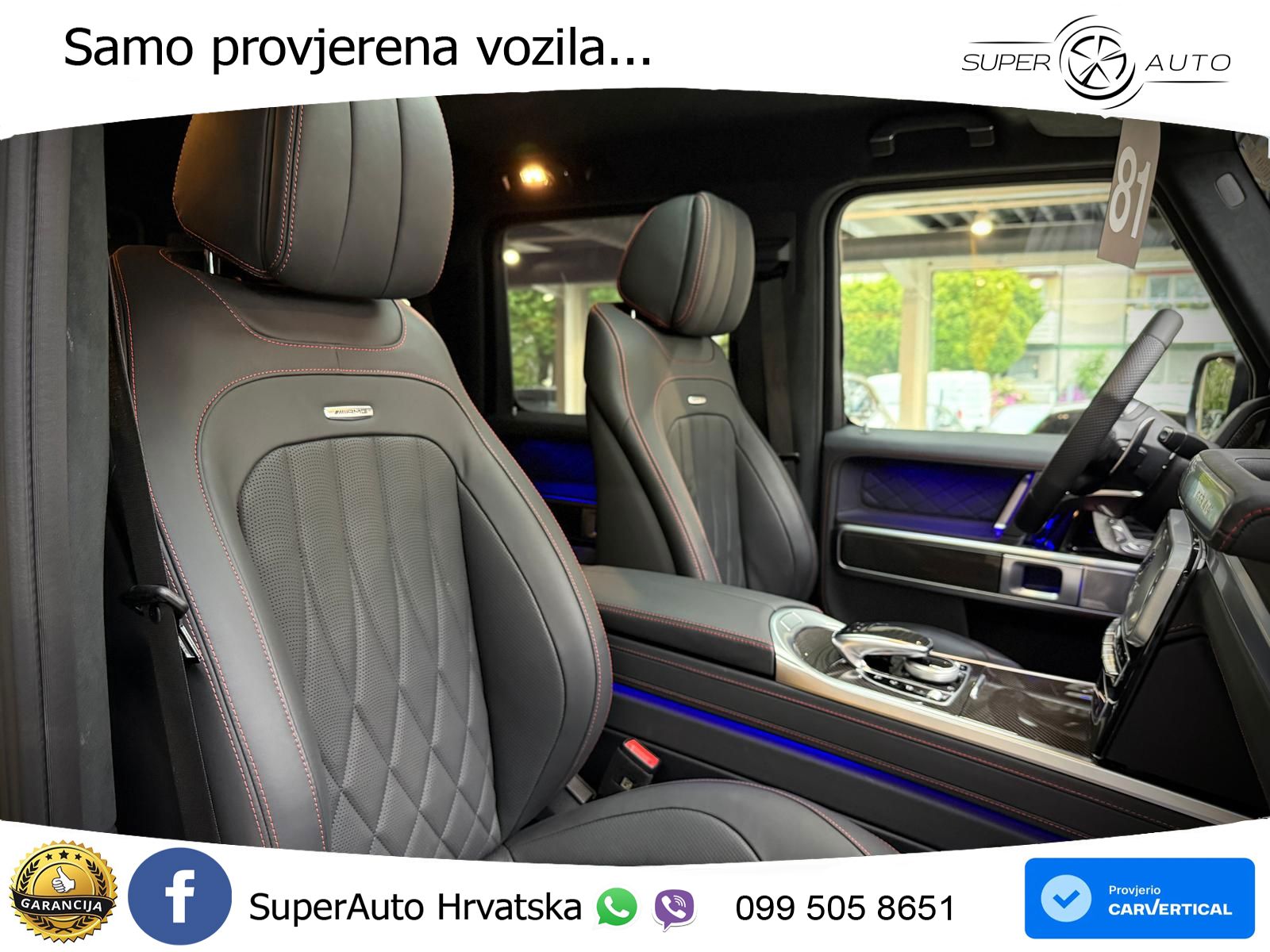 Mercedes AMG G 63 Long V8 (585 KS) 4MATIC 9G-TRONIC AMG SPEEDSHIFT PLUS LED+GR SJED+ACC