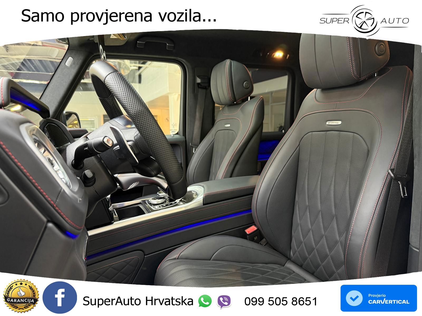 Mercedes AMG G 63 Long V8 (585 KS) 4MATIC 9G-TRONIC AMG SPEEDSHIFT PLUS LED+GR SJED+ACC