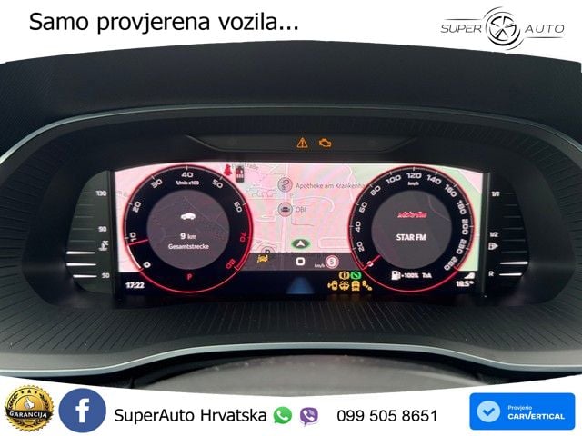 Škoda Octavia Combi 2.0 TSI (204 KS) 4x4 DSG SportLine LED+GR SJED+ACC