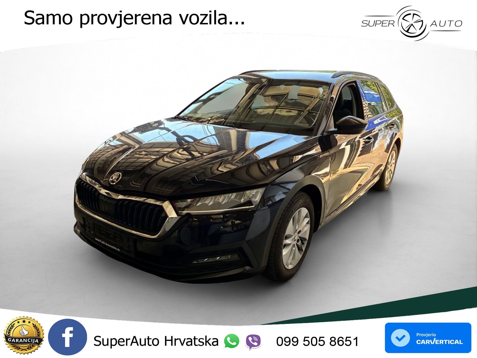 Škoda Octavia Combi 2.0 TDI (150 KS) DSG LED+GR SJED+ACC