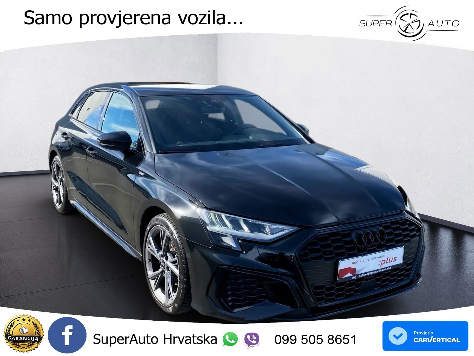 Audi A3 35 TDI (150 KS) S tronic S line LED+GR SJED+ACC
