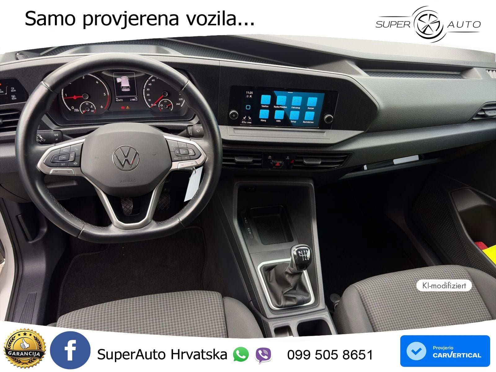 Volkswagen Caddy Cargo EcoProfi *Cool&Sound*Winterpaket* 75 KS