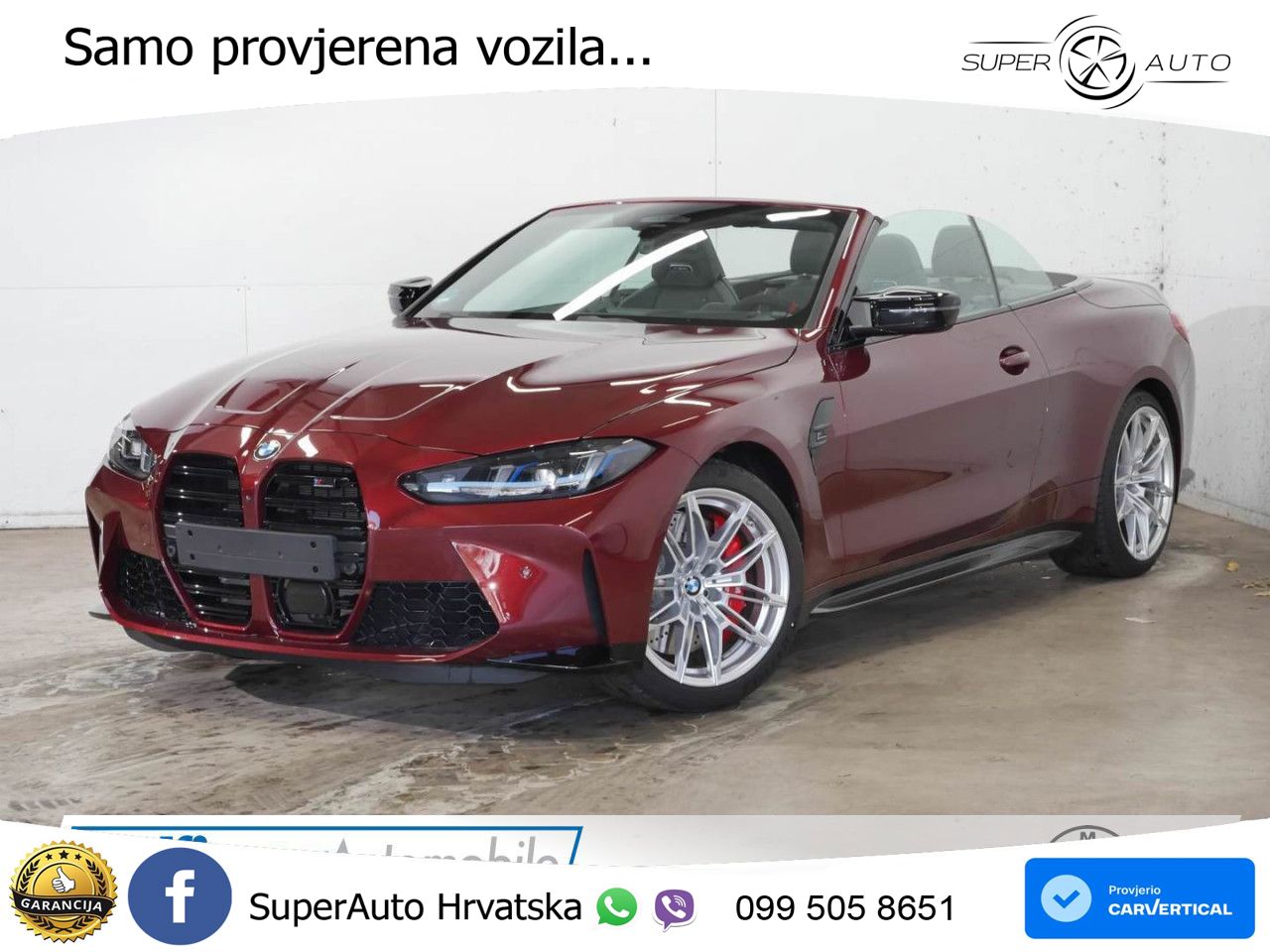 BMW M4 Convertible Competition 3.0 (530 KS) xDrive Steptronic LED+GR SJED+ACC