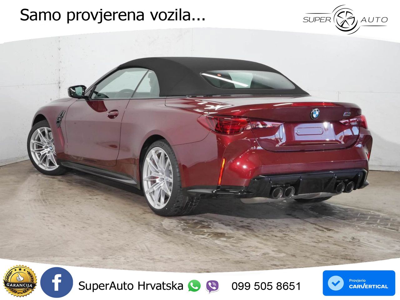 BMW M4 Convertible Competition 3.0 (530 KS) xDrive Steptronic LED+GR SJED+ACC