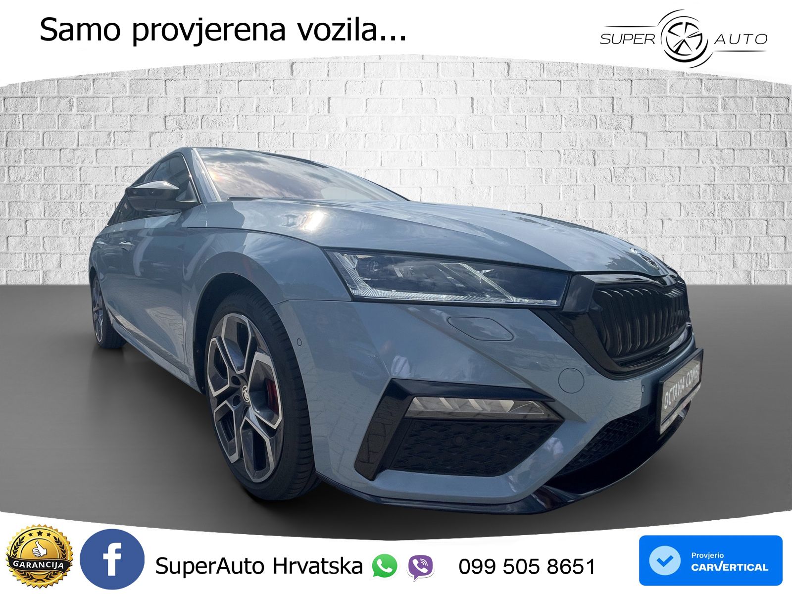 Škoda Octavia Combi RS 2.0 TDI (200 KS) DSG
