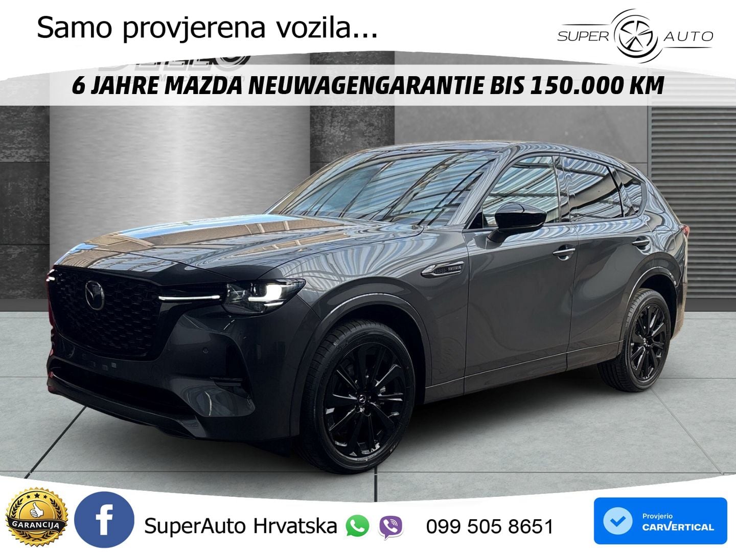 Mazda CX-60 3.3 e-Skyactiv D (254 KS) AWD Automatic MATRIX+GR SJED+KAM