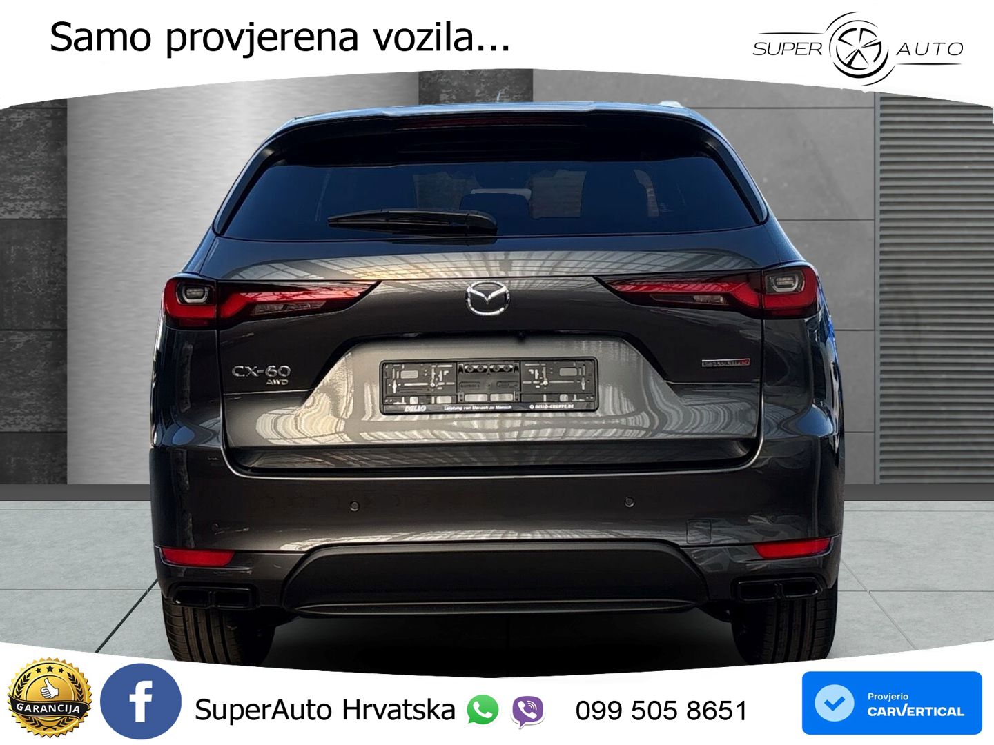 Mazda CX-60 3.3 e-Skyactiv D (254 KS) AWD Automatic MATRIX+GR SJED+KAM