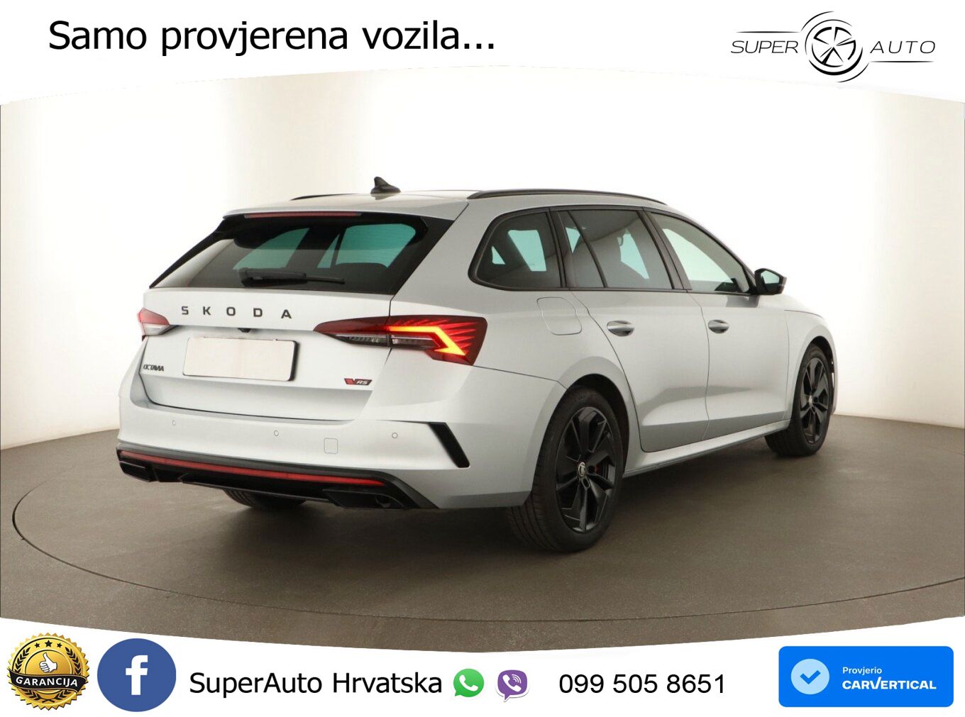 Škoda Octavia Combi RS 2.0 TSI (265 KS) DSG