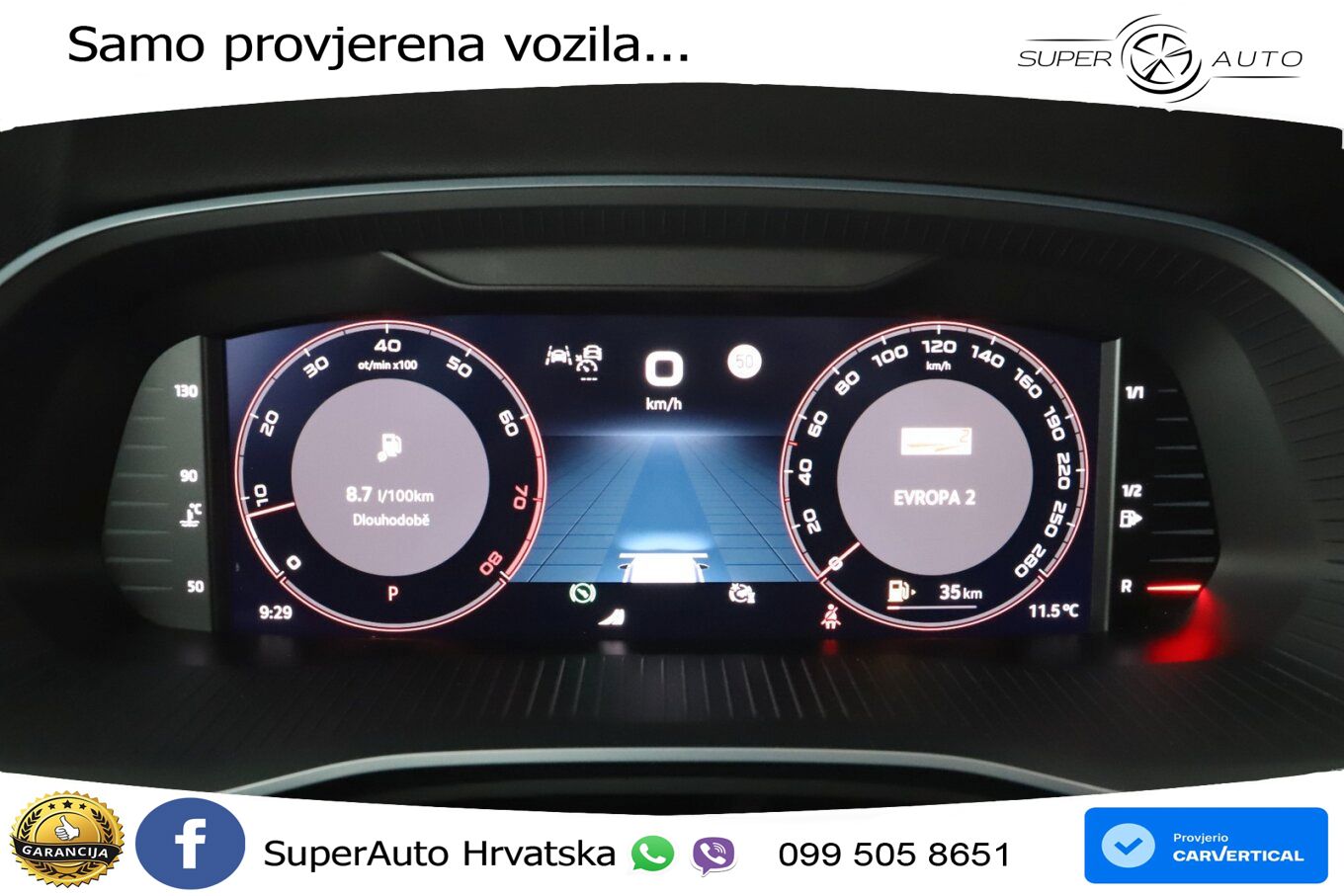 Škoda Octavia Combi RS 2.0 TSI (265 KS) DSG