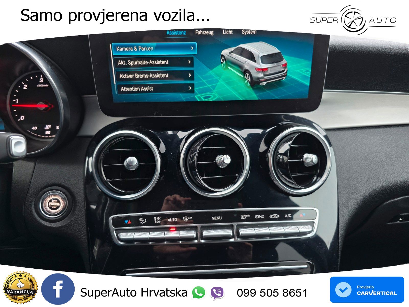 Mercedes GLC 220d (194 KS) 4MATIC G-TRONIC LED+GR SJED+ACC